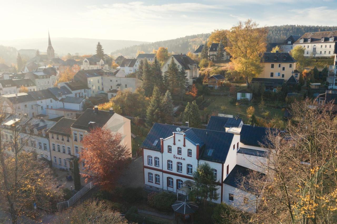 Hotel - Pension Vesta Bad Elster Esterno foto